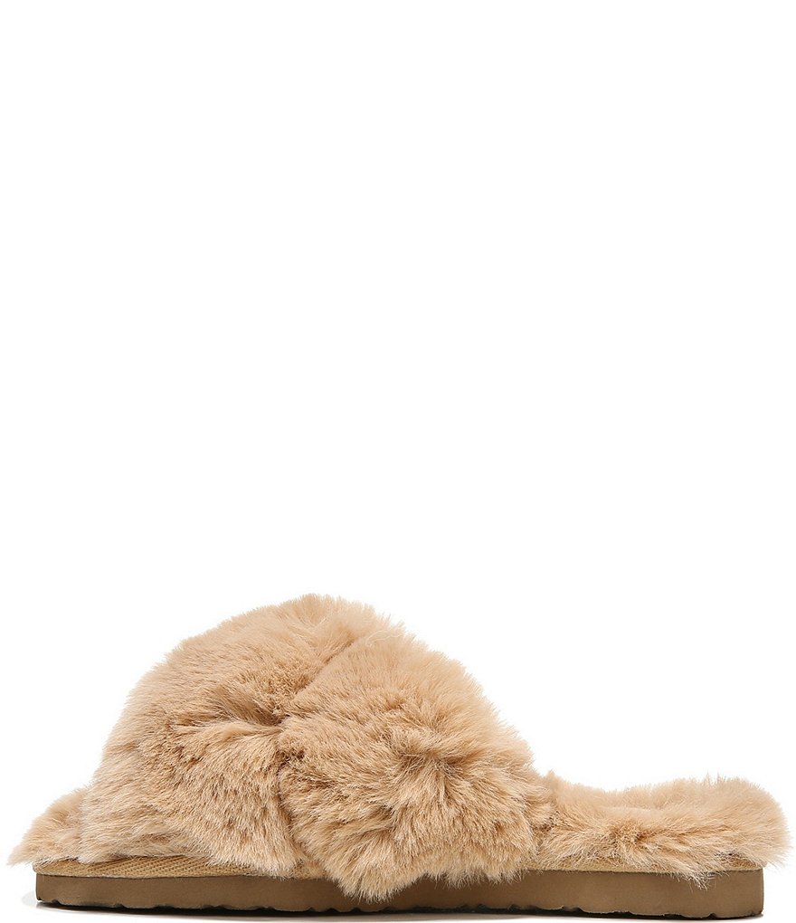Sam Edelman Jeane Faux Fur Criss Cross Slippers