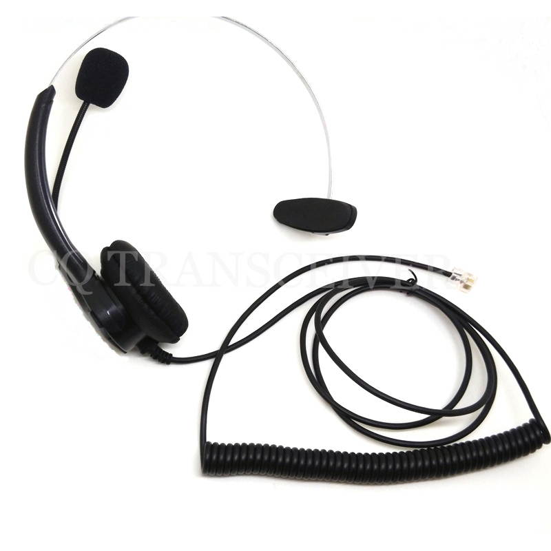 CQtransceiver Monaural Call Center Desk Phone Headset with Mic for AVAYA Lucent Telephone DT1 DT3 DT5