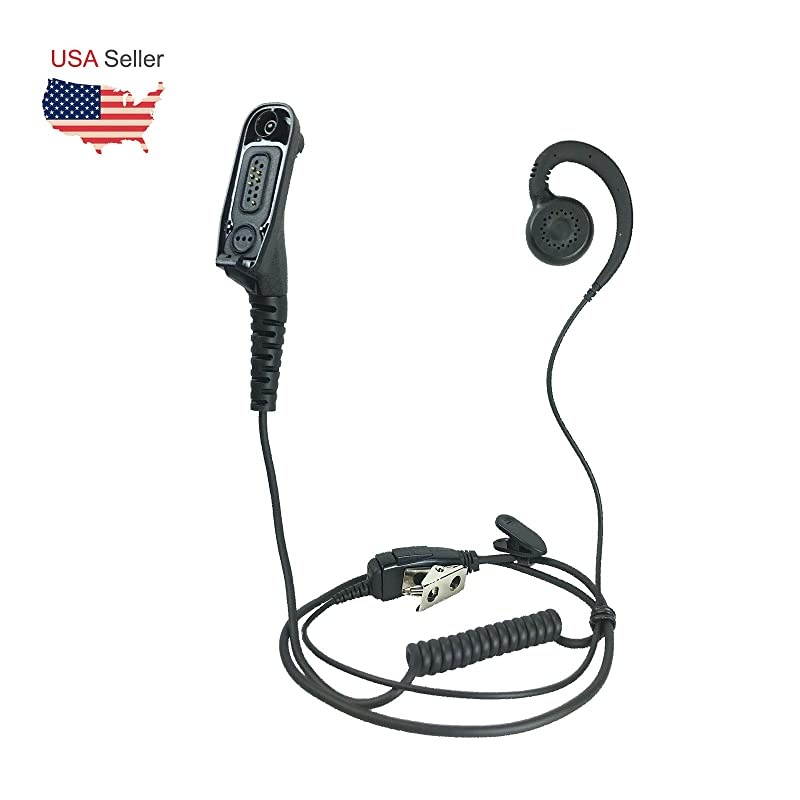 Way Radio Swivel Earpiece Earphone for Motorola XPR 6000 6550 XPR7550e XPR7580e XiRP8200 1 Pack