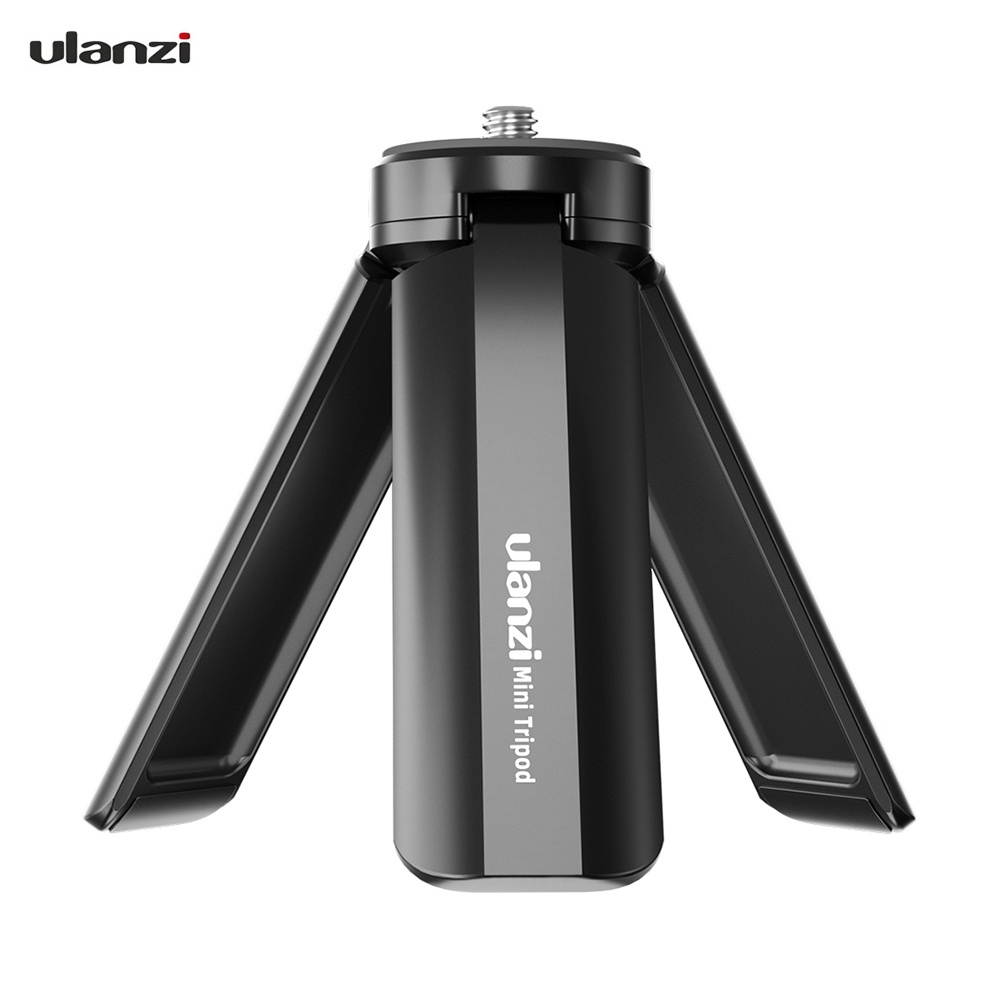 Ulanzi MT-15 Mini Handheld Tripod Portable Hand Grip Desktop Tripods Stand with Universal 1/4 Extending Screw for Smartphone DSLR Action Cameras Compatible with iPhone Samsung DJI GoPro