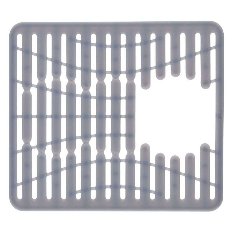 OXO 11.3" x 12.8" Silicone Sink Mat Gray