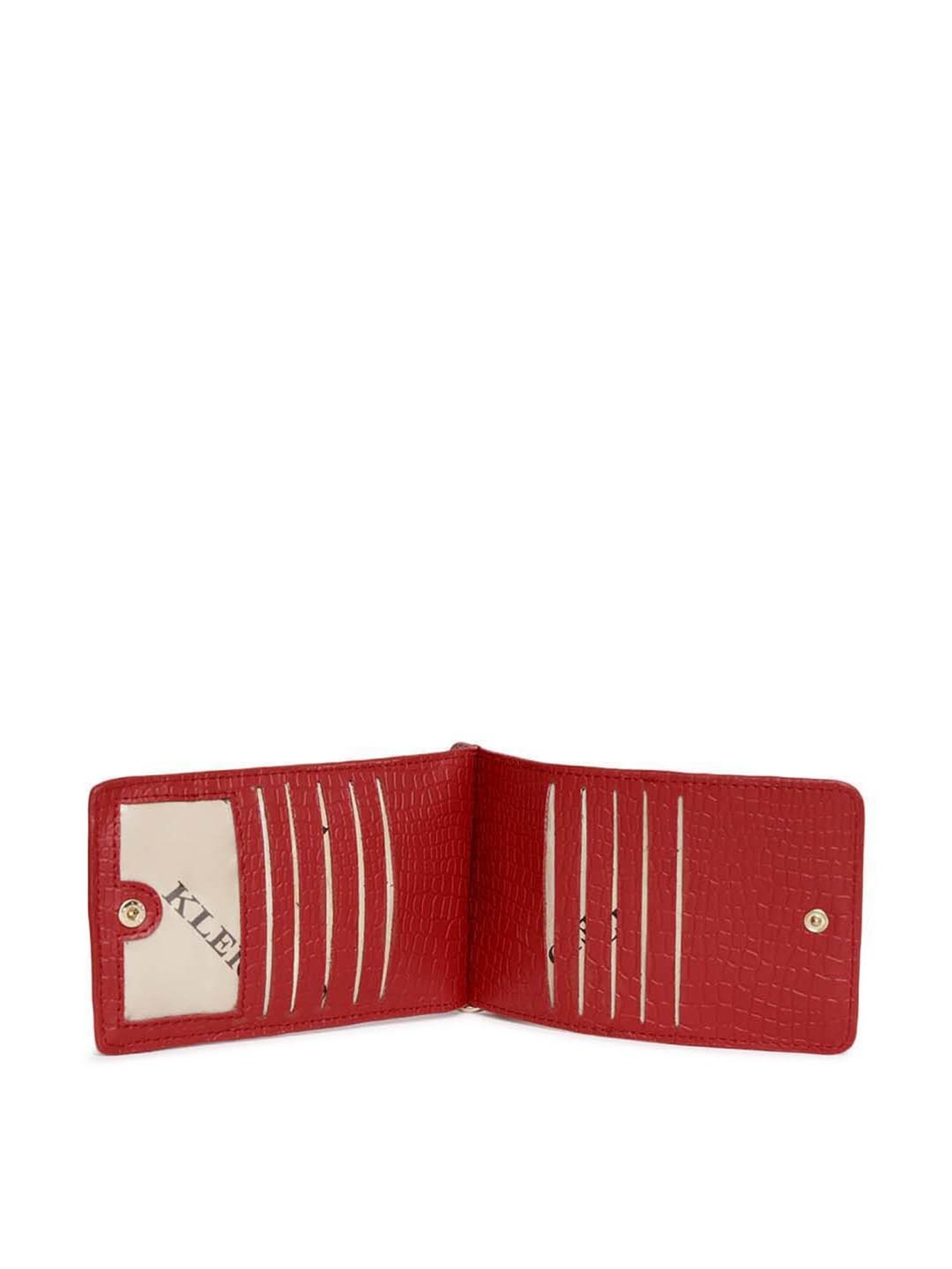 KLEIO Red Textured Mobile Pouch