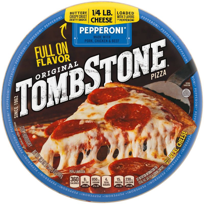 Tombstone Original Pepperoni Frozen Pizza - 19.3oz