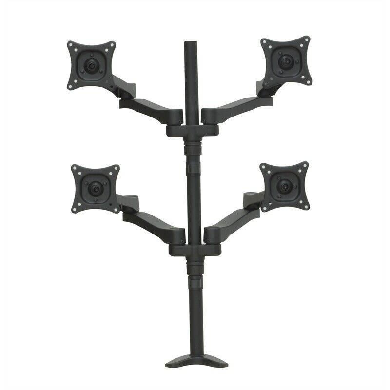 Quad Screen Articulating Monitor Mount
