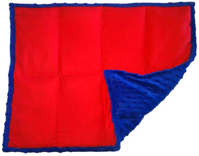 Weighted Lap Pad Weighted Lap Blanket - Calming Portable Sensory Support for Autism Anxiety Stress ADHD & Fidgets - Multiple Sizes & Prints (7 lbs & W 24" x H 18" - The Super Hero)
