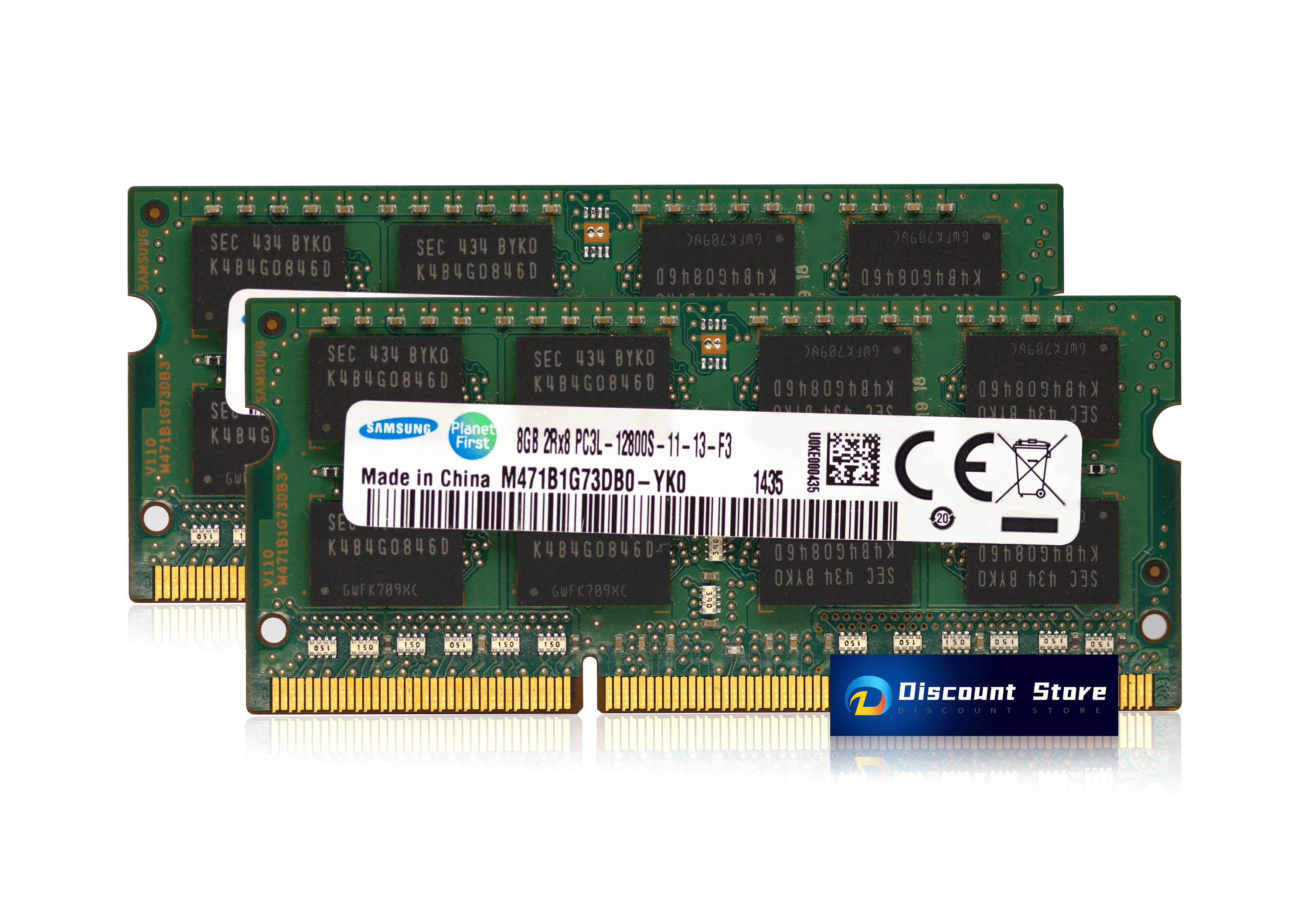 M471B1G73DB0-YK0 Samsung 16GB(2X8GB) DDR3L-1600 SODIMM PC3L-12800S RAM CL11 1.35V Laptop Memory
