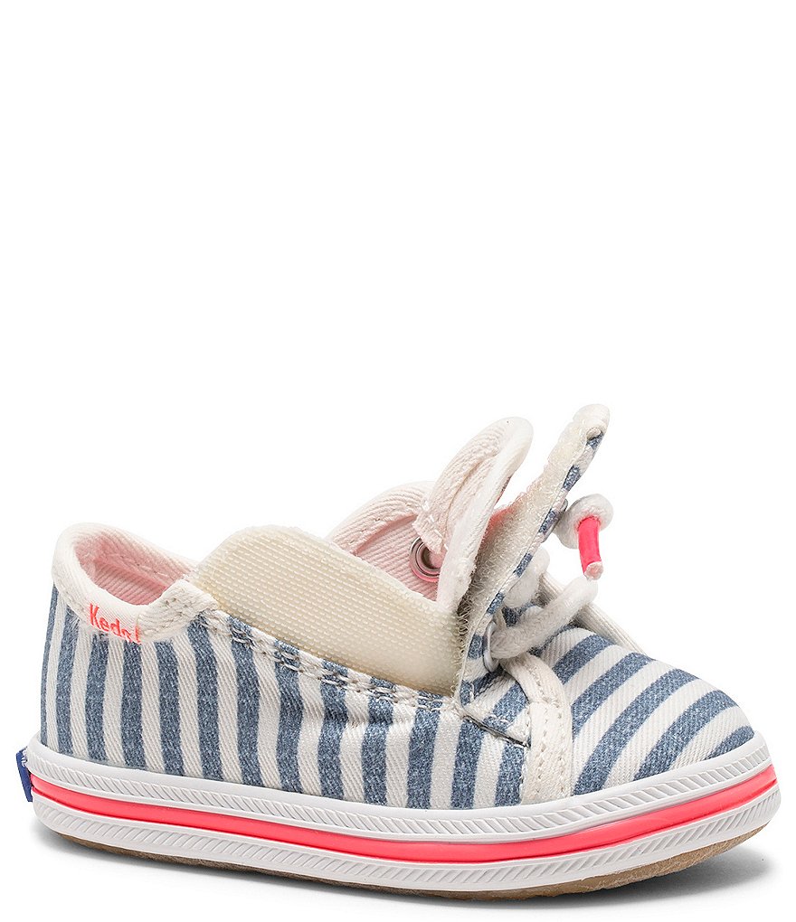 Keds Girls' Kickstart Sneaker Crib Shoes (Infant)