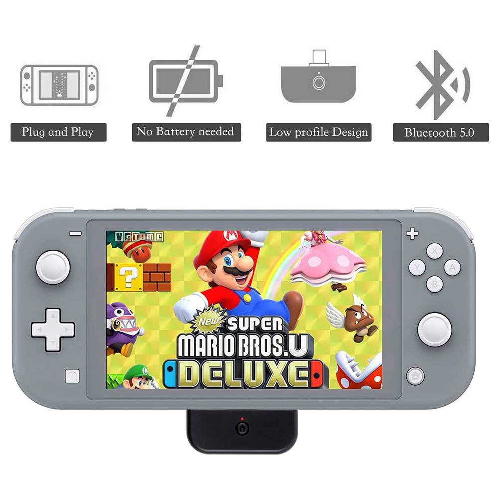 Type-C Bluetooth 5.0 Audio Wireless Transmitter Adapter for Nintendo Switch PS4 PC