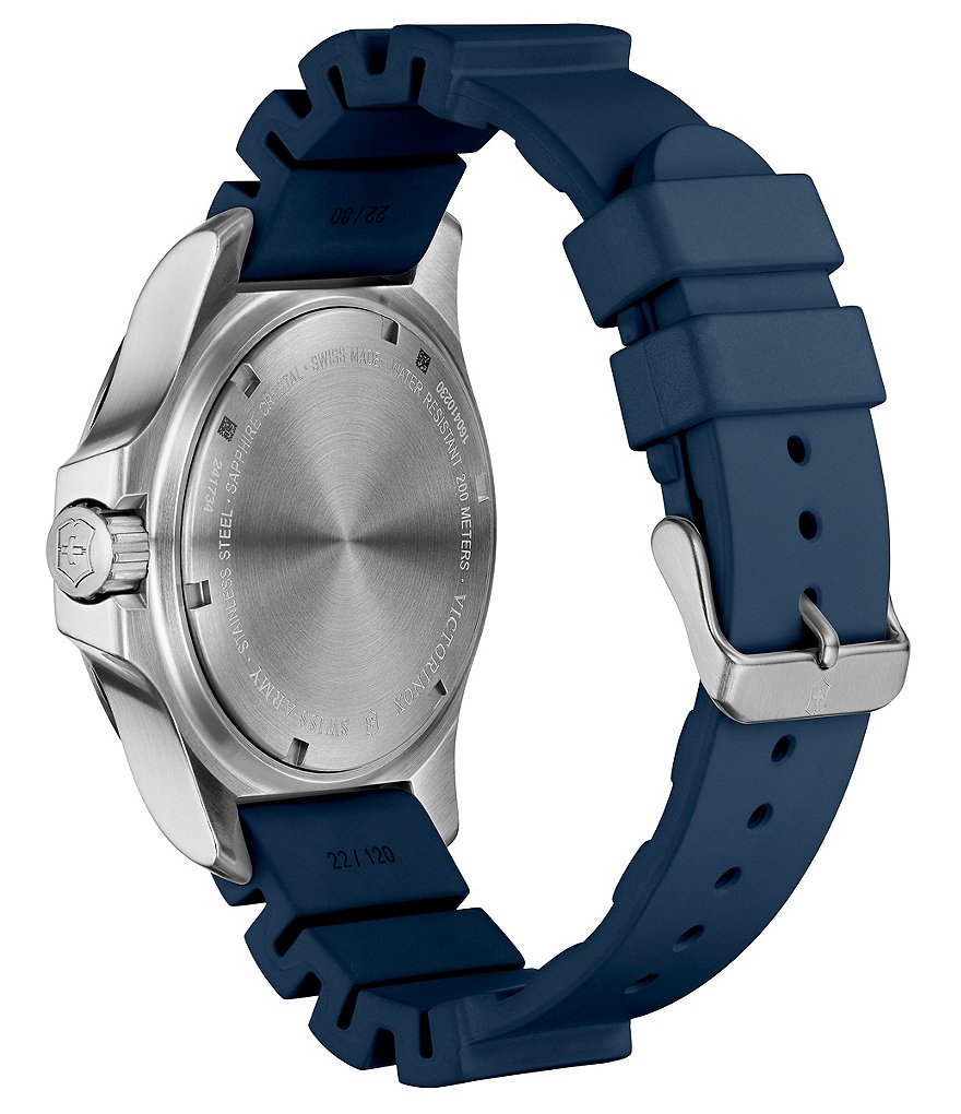 Victorinox Swiss Army I.N.O.X Professional Diver Analog & Date Rubber-Strap Watch