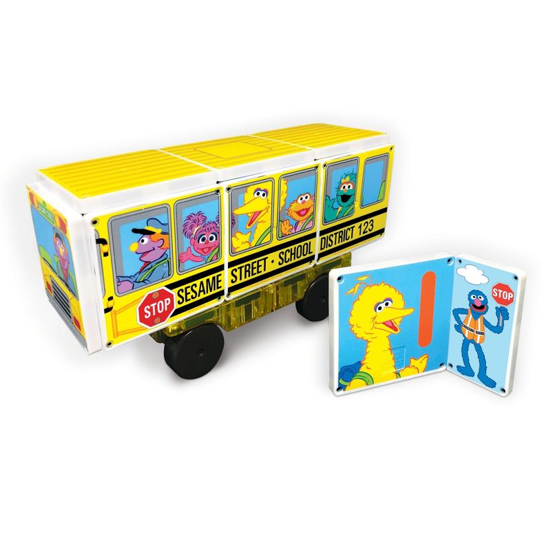 Magna-Tiles Sesame Street School Bus