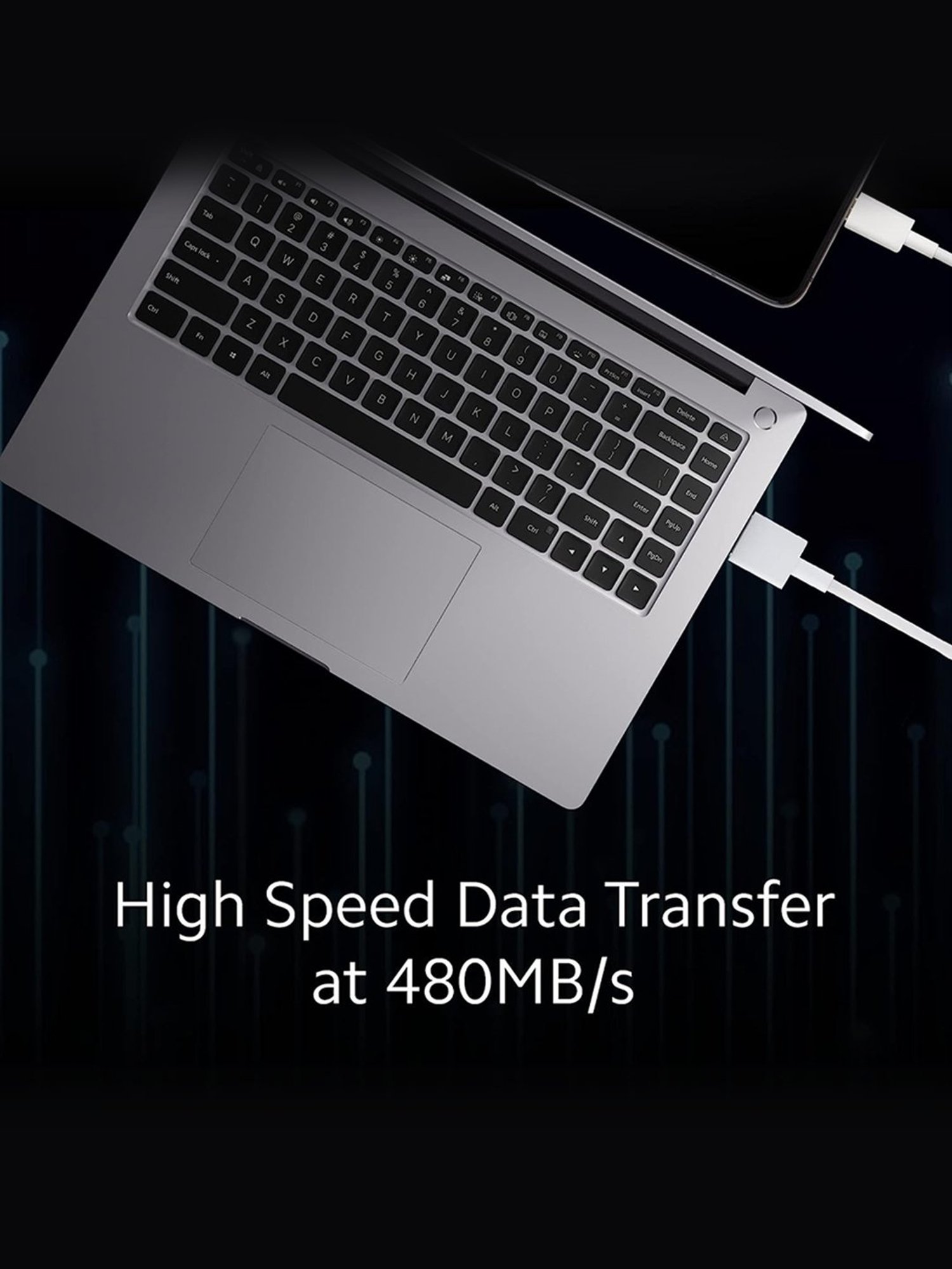 Mi Xiaomi 22.5W Fast USB Type C Charger Combo with Fast Charging (White)