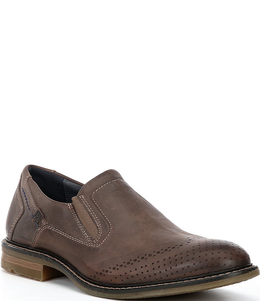 ECCO Track II Low Leather Oxfords