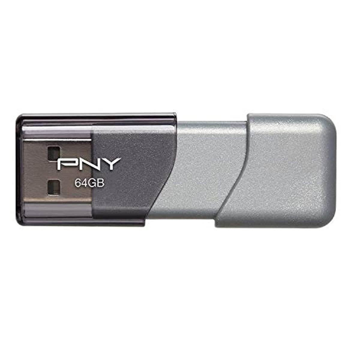 PNY 64GB USB 3.0 Flash Drive Turbo Attache 3 (20 Pack Bulk) Thumb Drives Bundle with (10) Everything But Stromboli Lanyard (P-FD64GTBOP-GE)