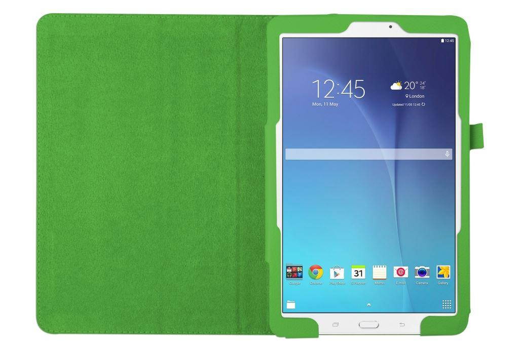 Hellfire Trading Magnetic PU Leather Case for Samsung Galaxy Tab E T560 9.6" - Light Blue