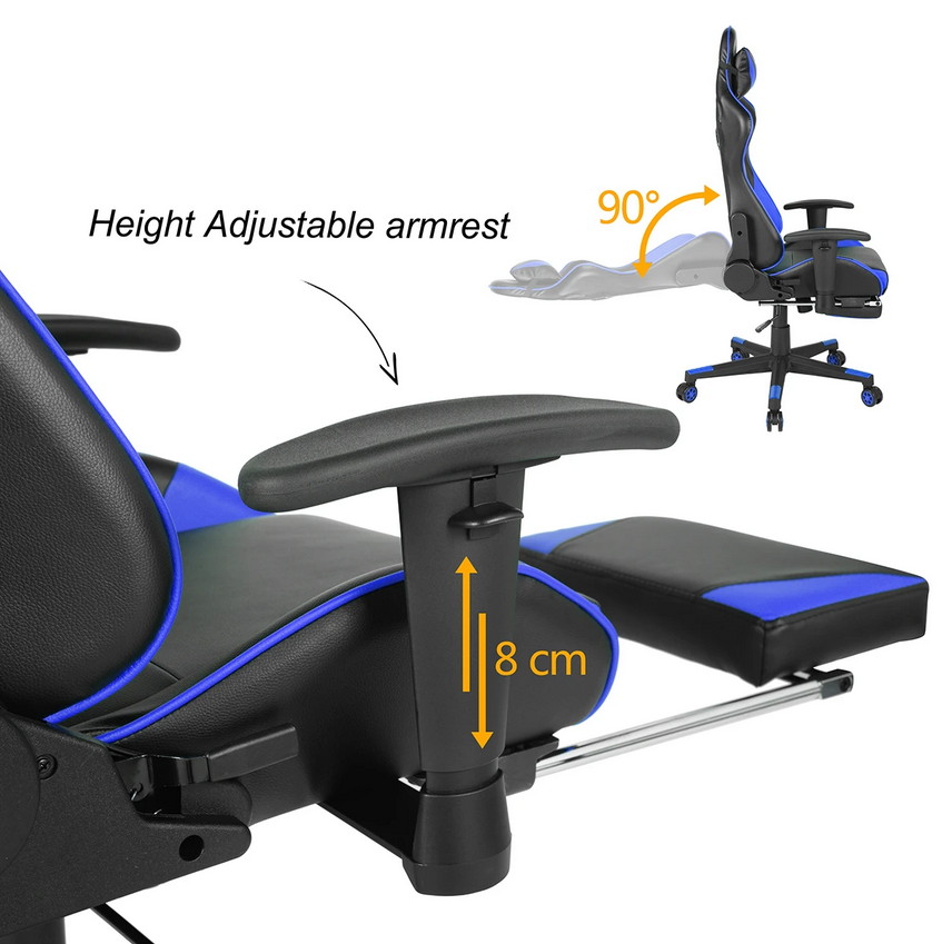 Racing Game Chair Office Gaming Chair PU Executive Computer Desk Seat