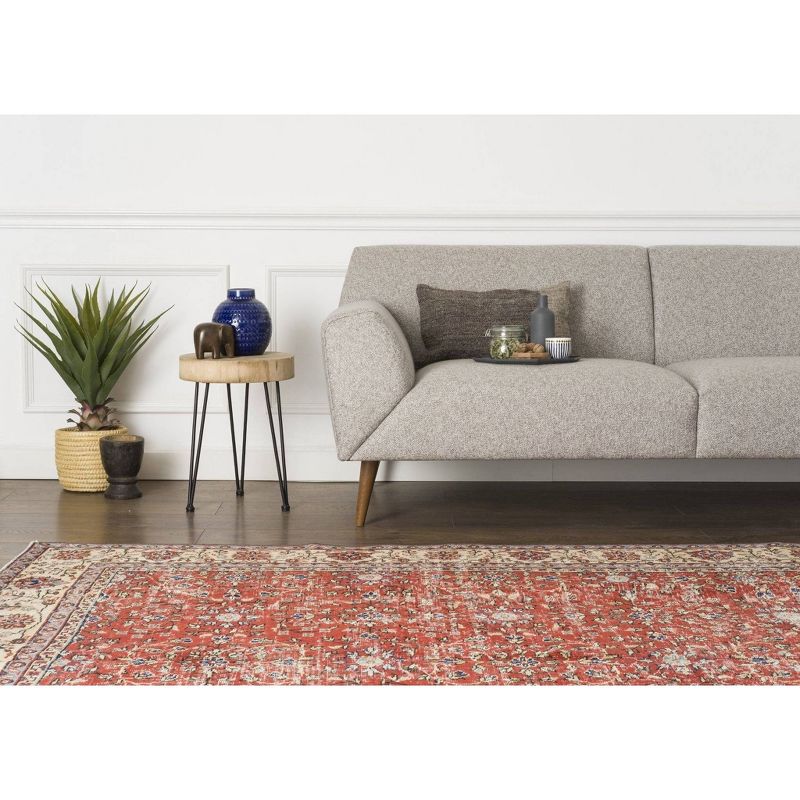 6'10"x10' Vintage One-of-a-Kind Sighelm Rug Red - Revival Rugs