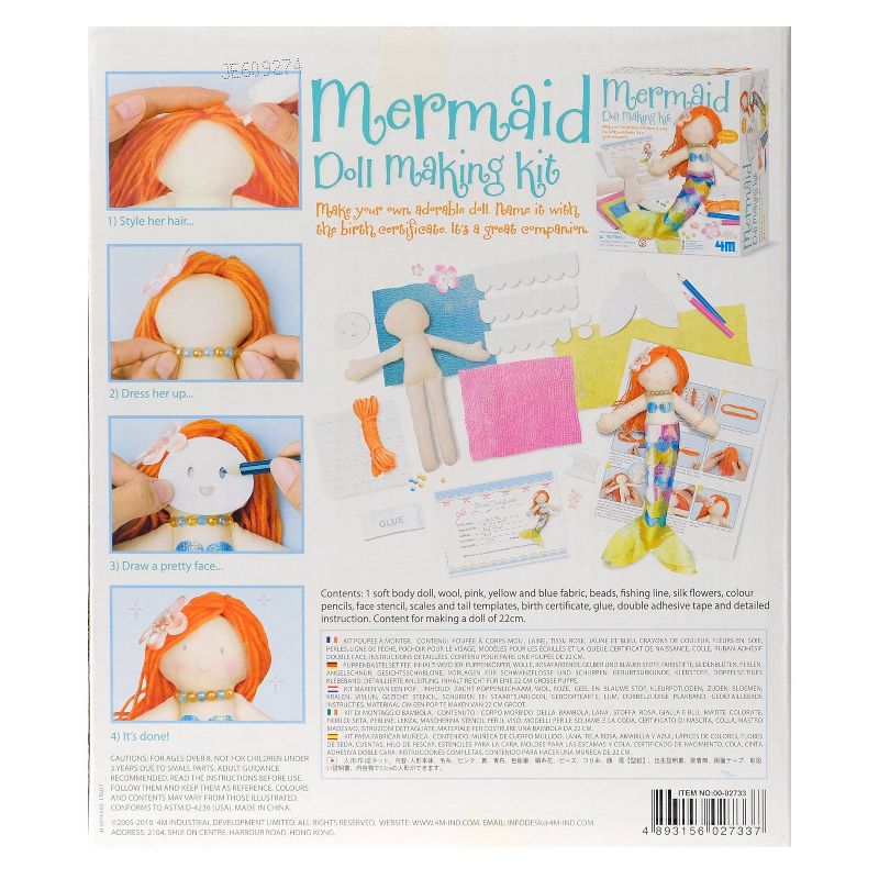 Mermaid Doll Making Kit - 4M