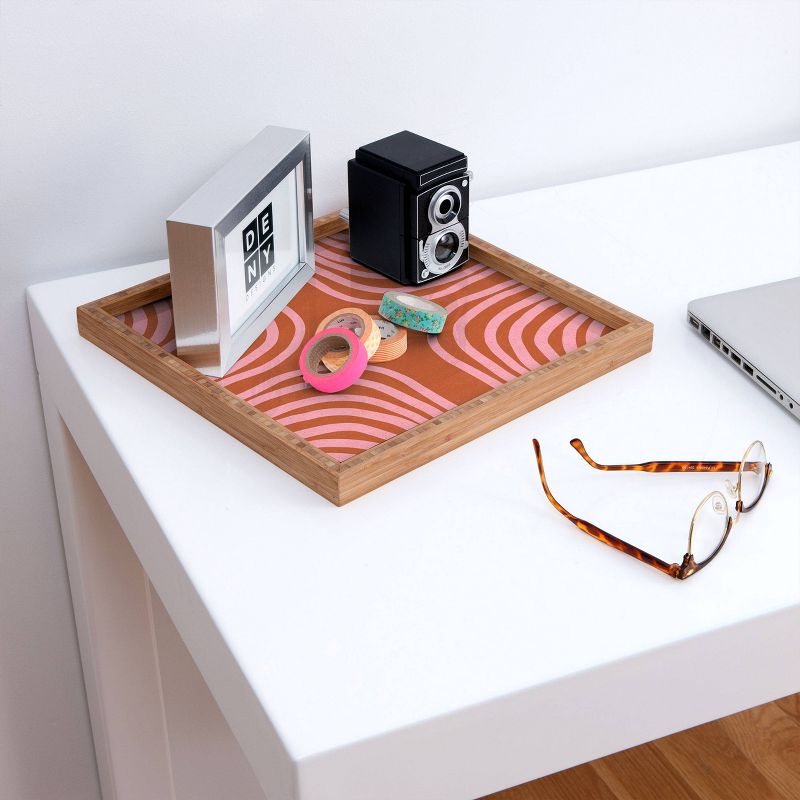 17" Wood Sunshine Canteen Large Sahara Tray - society6