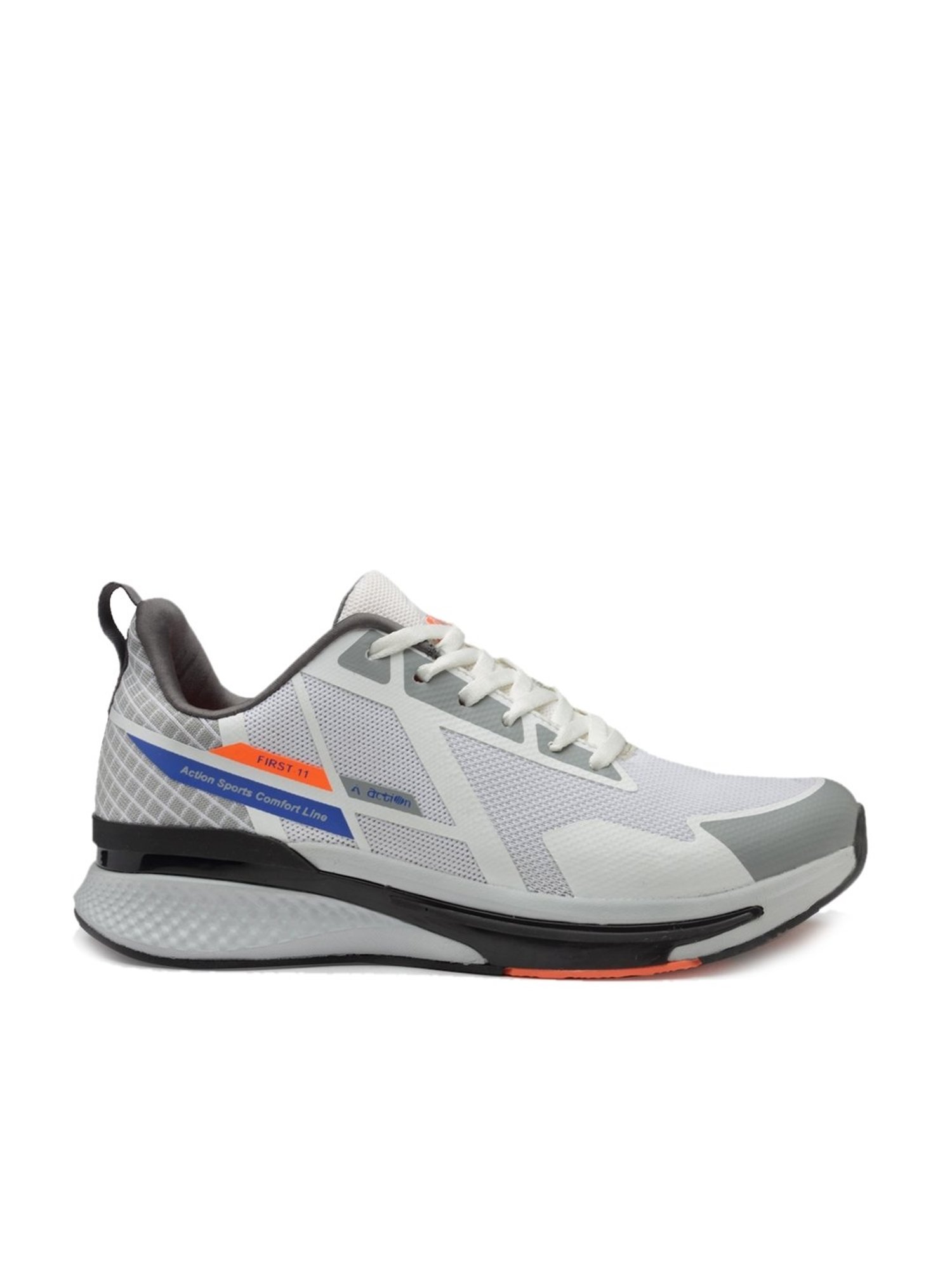 Action Men's White Running Shoes