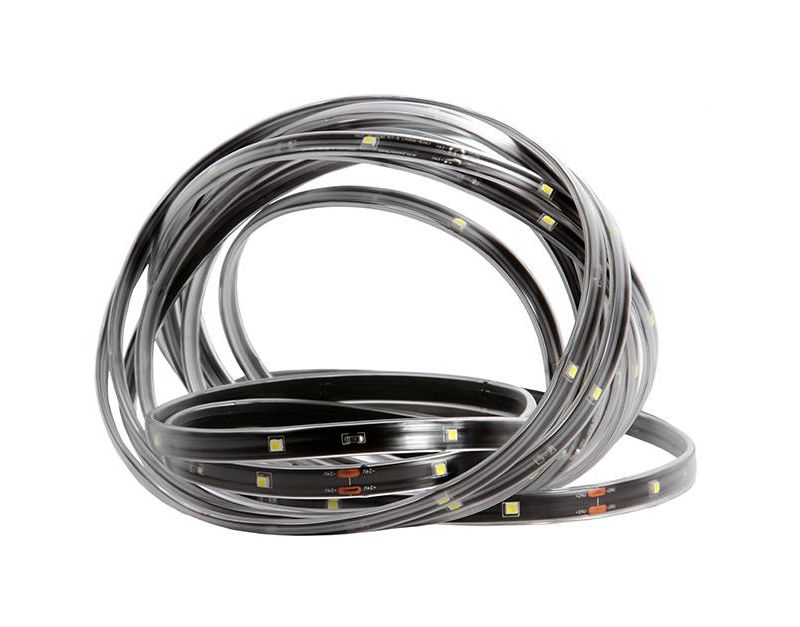 Northlight 18' Pink LED Outdoor Christmas Linear Tape Lighting - Black Finish