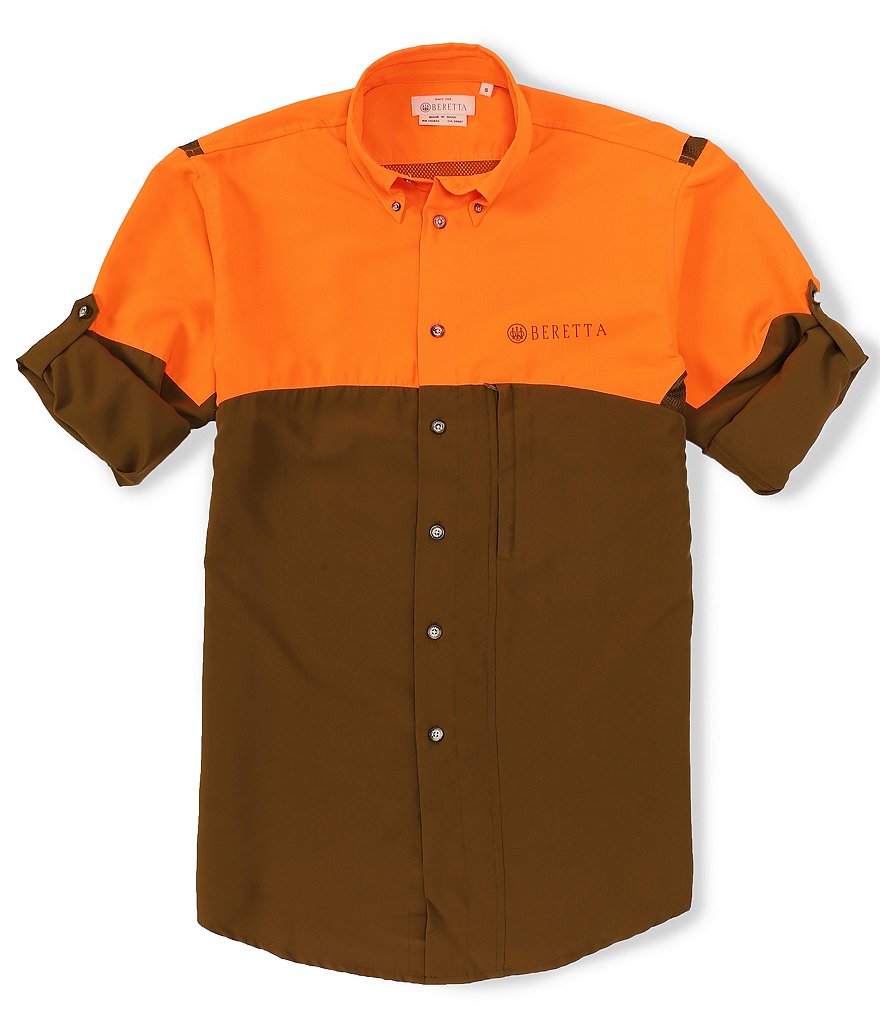 Beretta Color Block TM Tech Long-Sleeve Woven Shirt