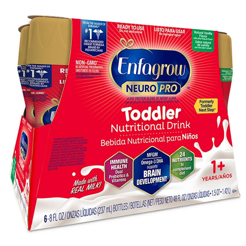 Enfagrow Toddler Next Step Vanilla RTD Bottles - 6ct/8 fl oz Each