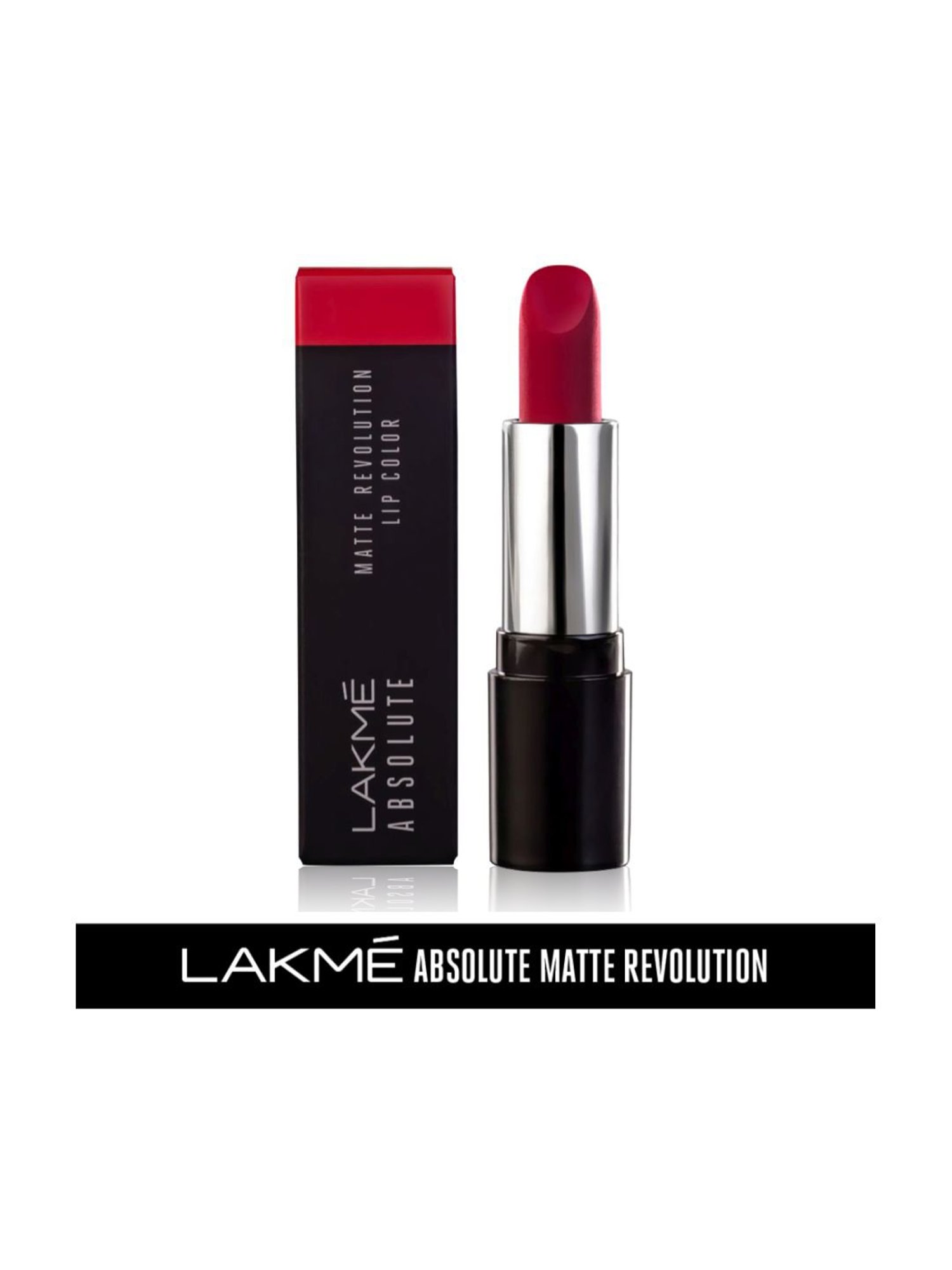 Lakme Absolute Matte Revolution Lip Color 101 Bombshell Red 3.5 gm