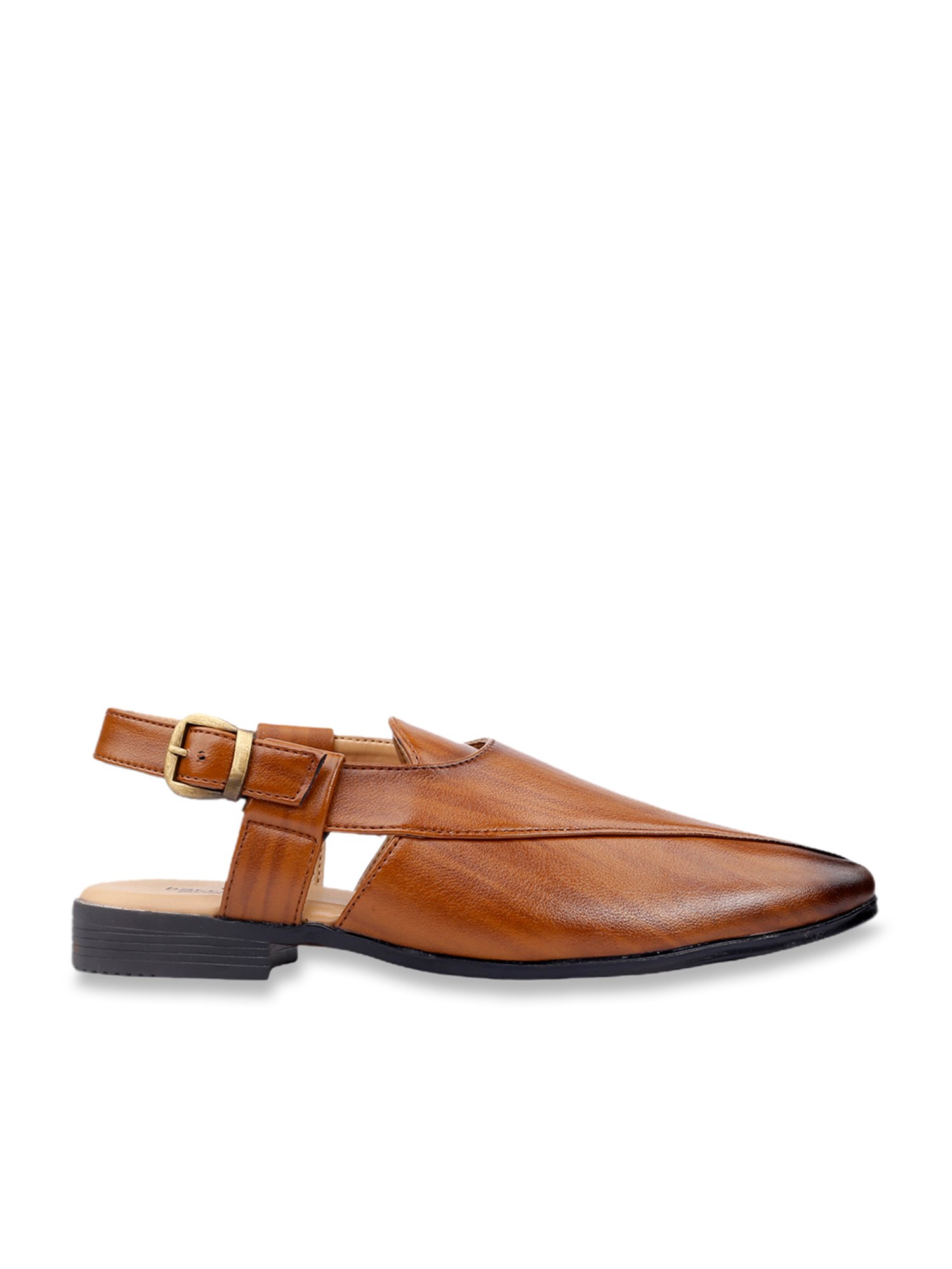 Bacca Bucci Men's Nobility Tan Back Strap Sandals