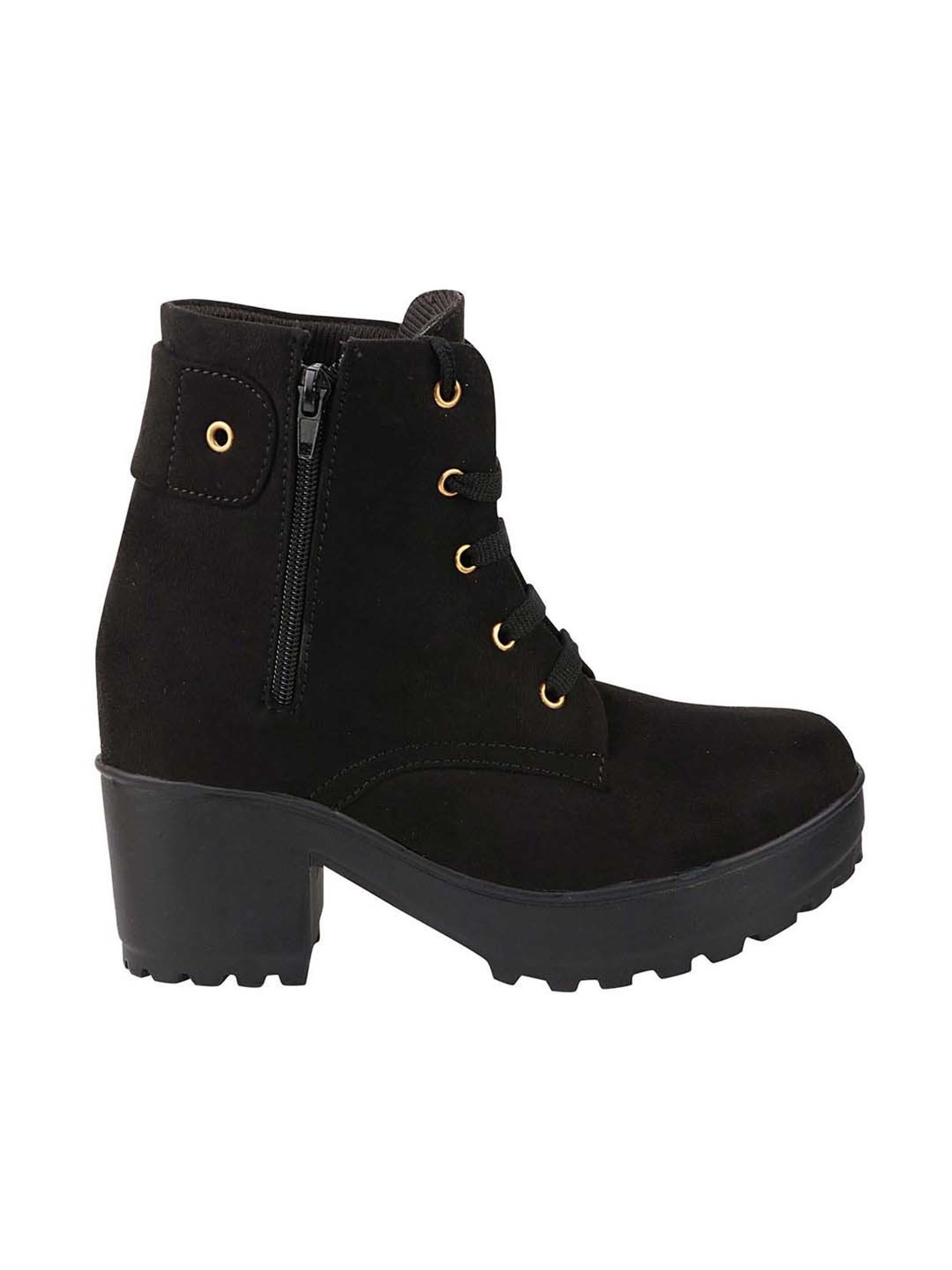 Shoetopia Kids Black Casual Boots