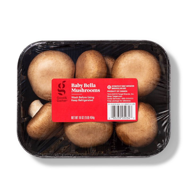 Baby Bella Mushrooms - 16oz - Good & Gather™