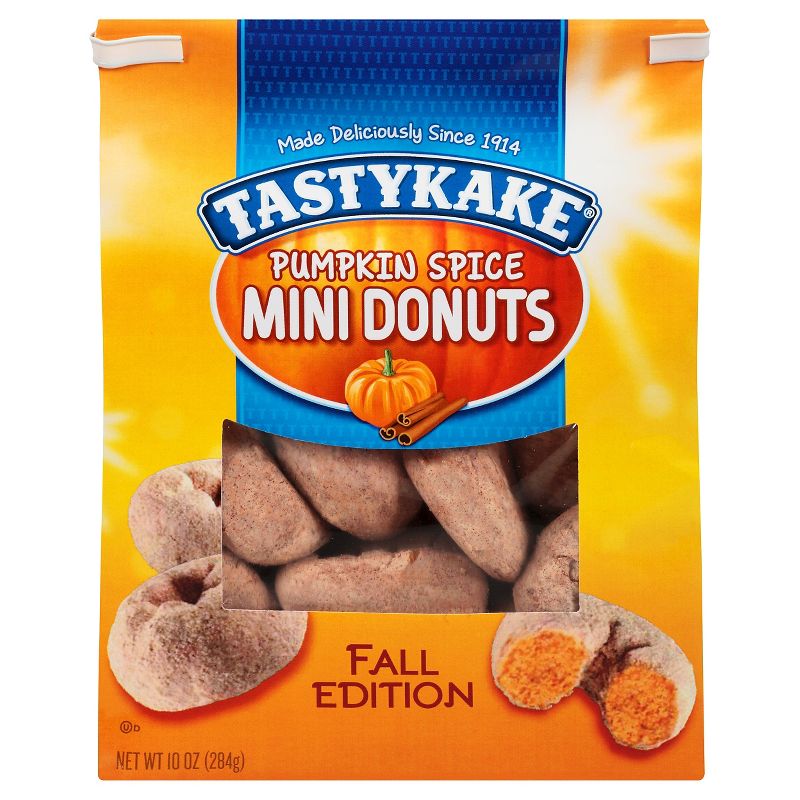 Tastykake Pumpkin Spice Bag Donuts 10oz