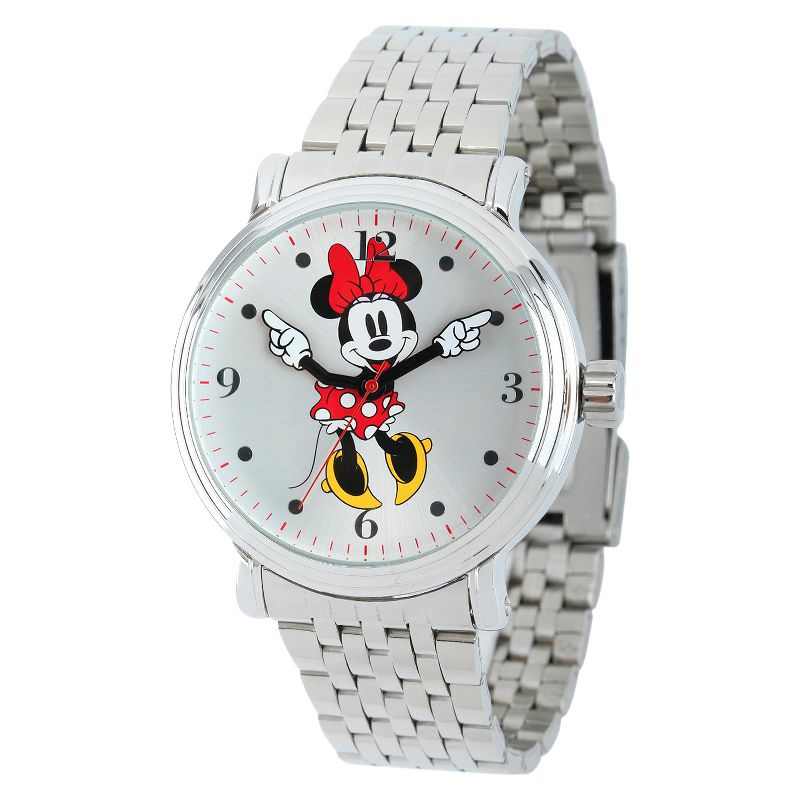 Women's Disney Alice in Wonderland Silver Alloy Watch - Red