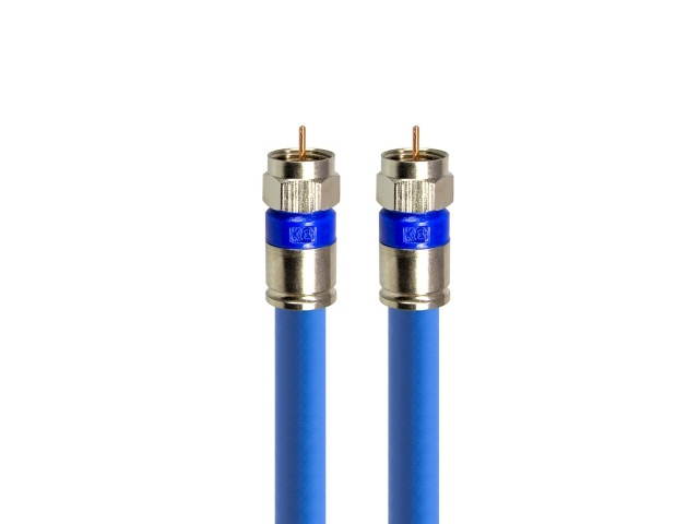 Hdtop RF TO RF Antenna 5C Coaxial Cable Blue 50m- HT-ZBRR500
