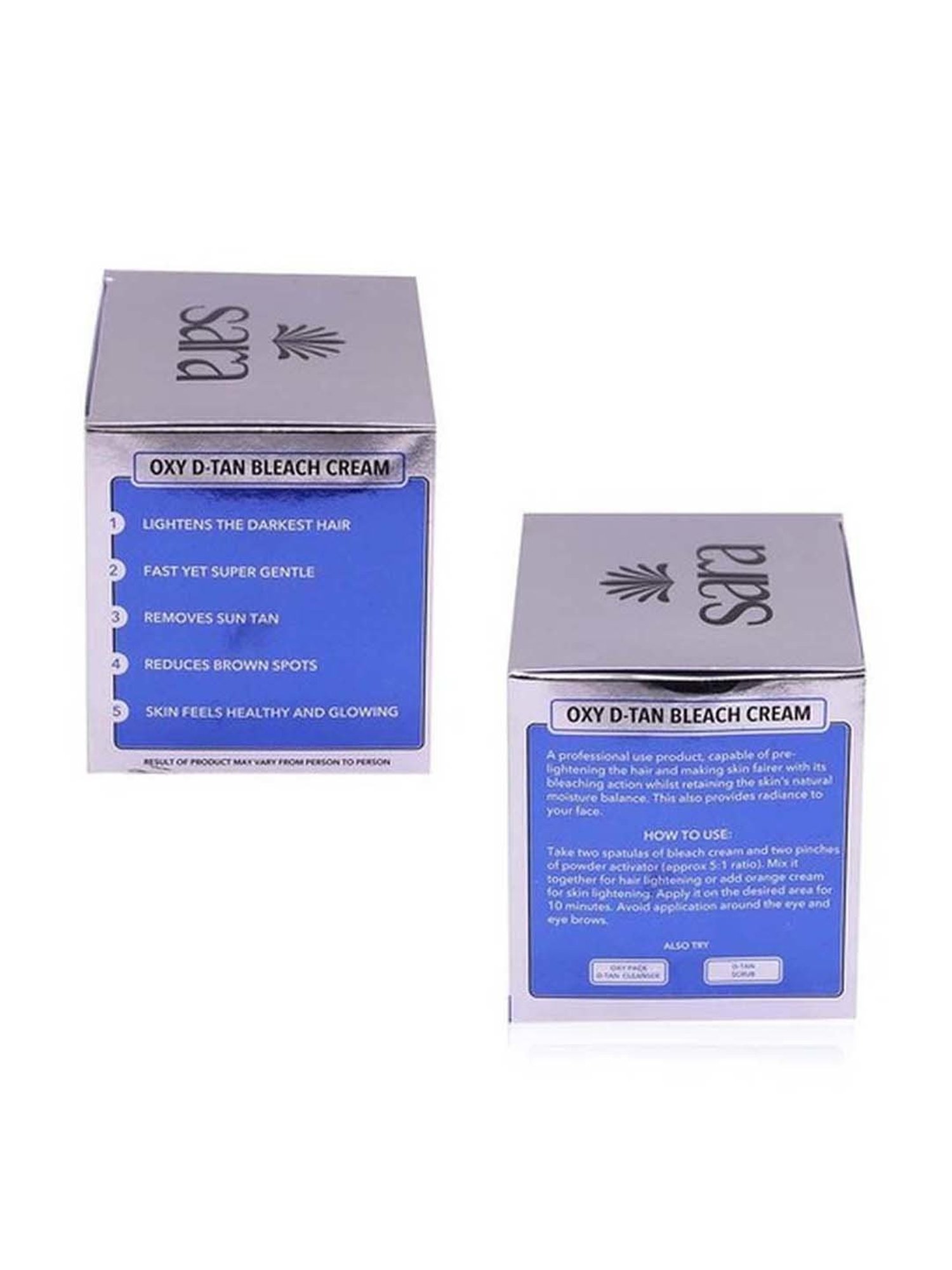 O3+ Sara Oxy D-tan Bleach Cream Kit - 300 gm
