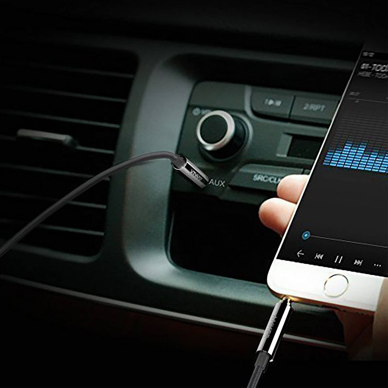 Anker 3' PowerLine 3.5mm Aux Audio Cable - Black