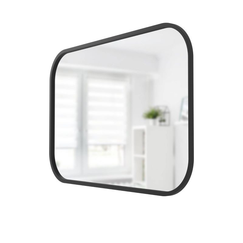 24"x 36" Hub Rectangular Wall Mirror Black - Umbra
