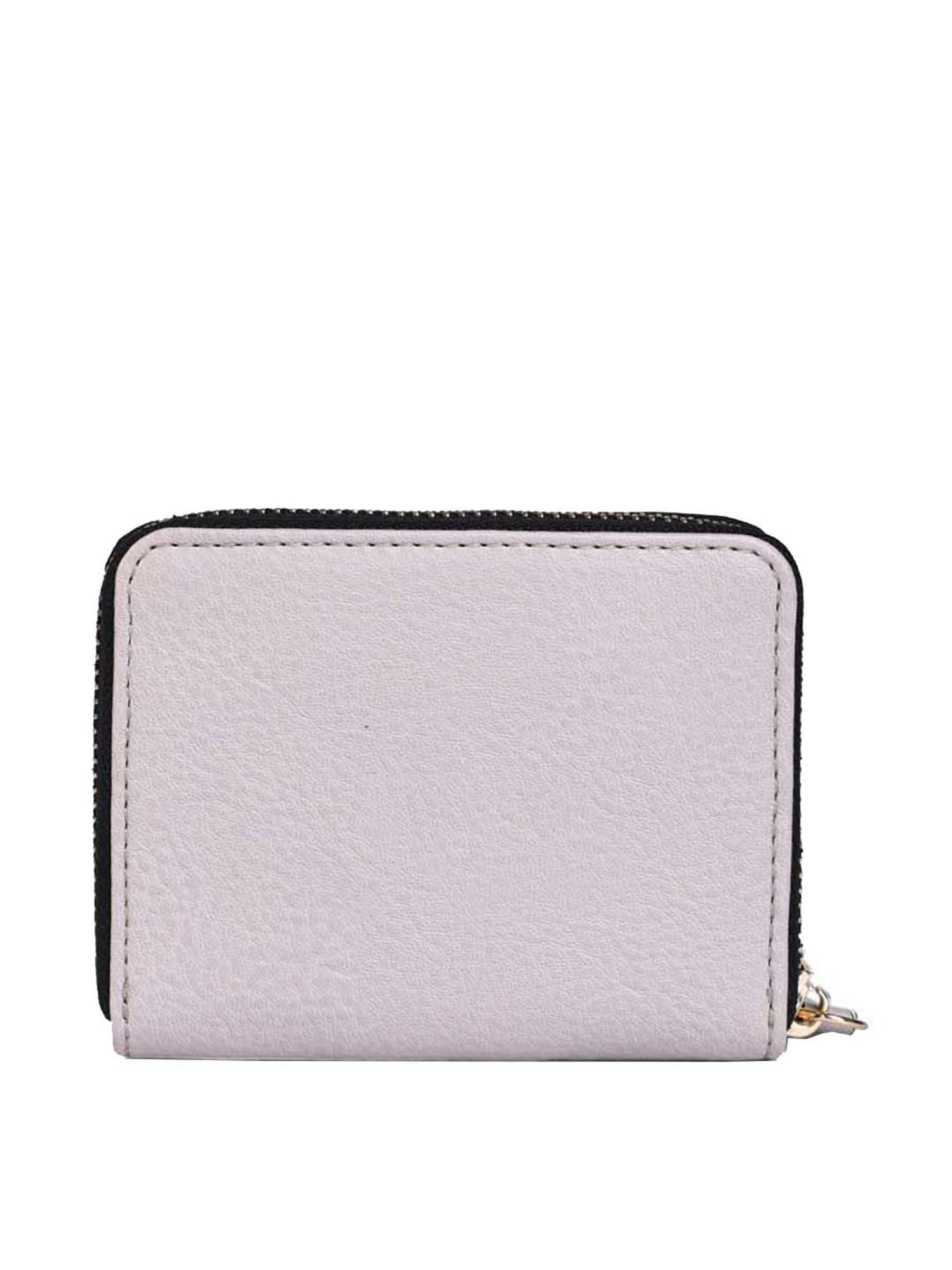 BELWABA Grey Solid Zip Around Wallet for Women