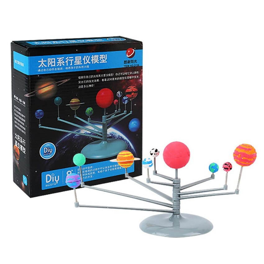 Solar System Planetarium - DIY Astronomy Planet Model Toys Gift Educational Teaching Model for Kids & Teens, Girls & Boys