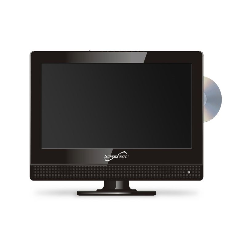 Supersonic SC-1312 13.3&rdquo; Widescreen LED HDTV with Built-in DVD Player