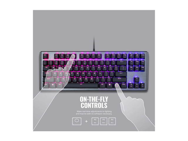 Glorious Modular Mechanical Gaming Keyboard (GMMK)- Barebone Edition (DIY Assembly Required) (Full Size, Black) + Glorious Black Aura Keycaps (Bundle)