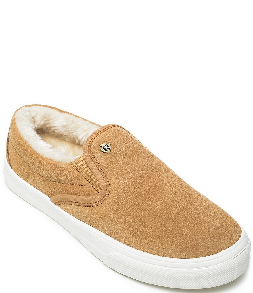 Minnetonka Women's Wilder Faux Fur Trim Sneakers
