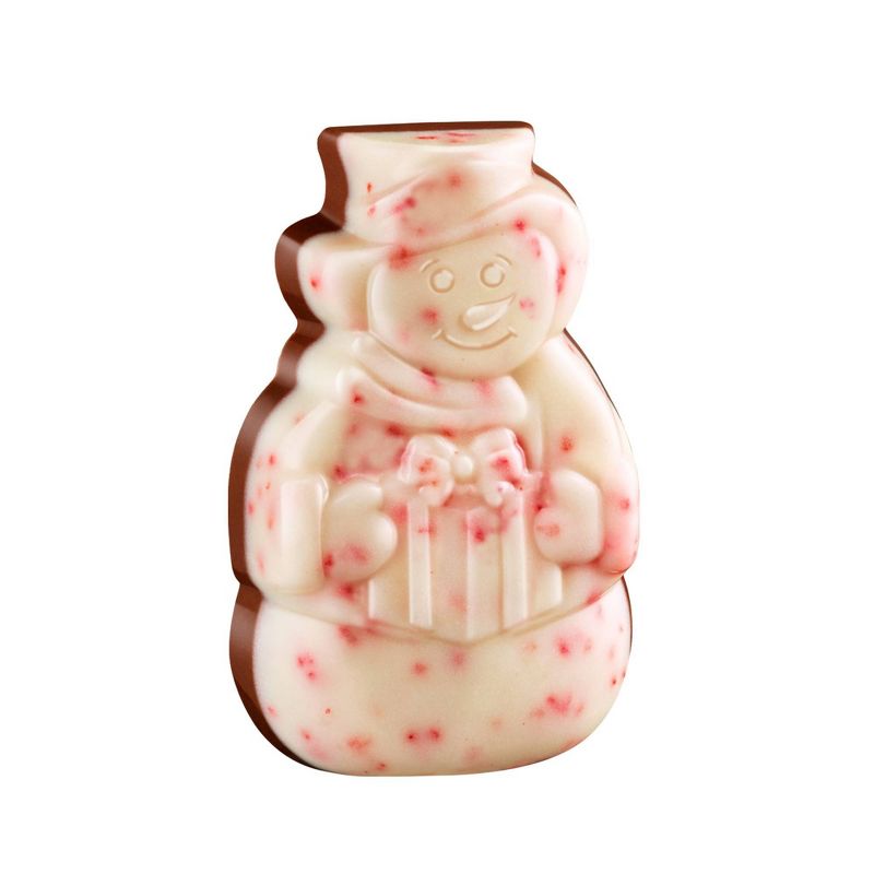 Ghirardelli Holiday Peppermint Bark Chocolate Snowmen - 4.7oz