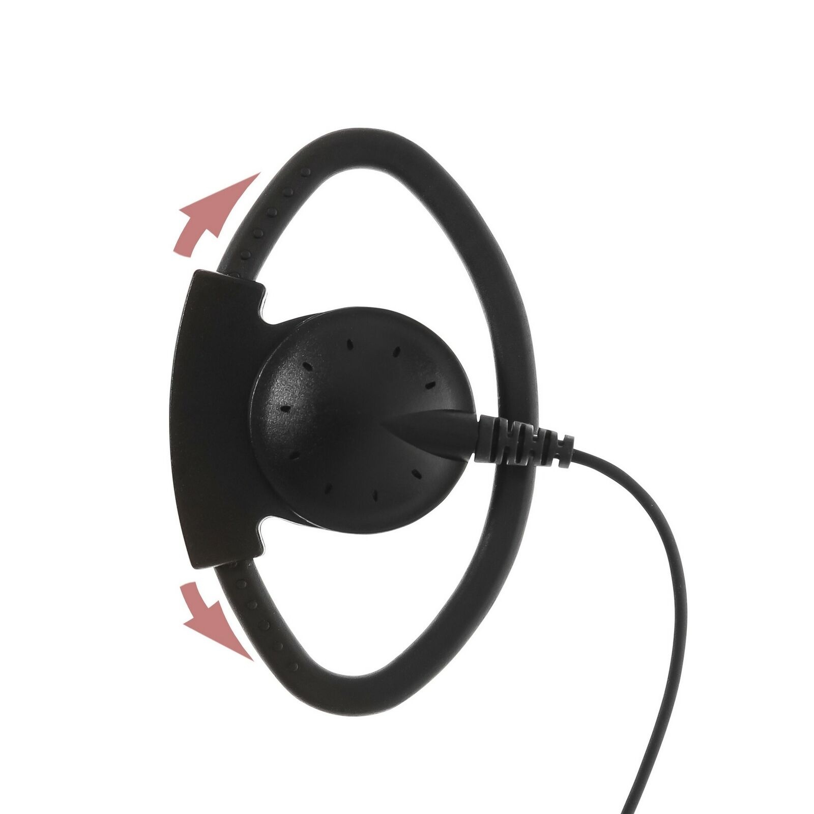 2x High Quality D-Sharp Earpiece PTT for Wouxun KG-UV8D KG-UV899 KG-929