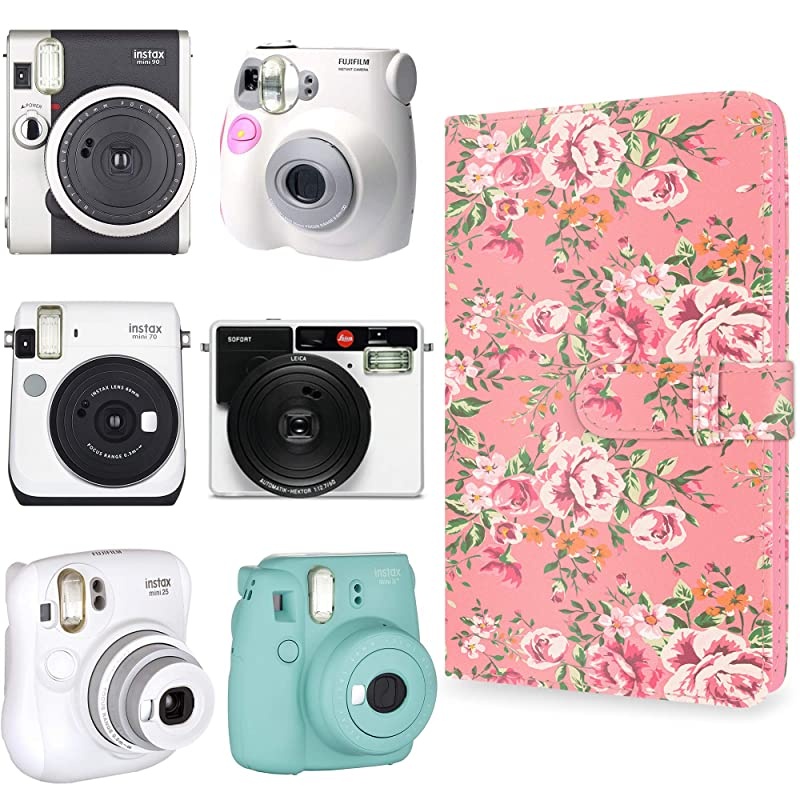 Mini Photo Album Compatible with Fujifilm Instax Mini 7s 8 8+ 9 25 26 50s 70 90 Film Polaroid PIC300 Z2300 Film 3