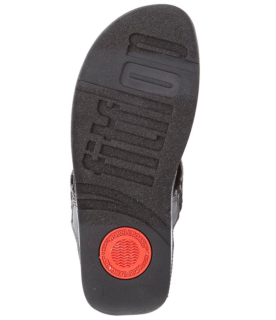 FitFlop Lulu Silky Weave Toe Post Sandals