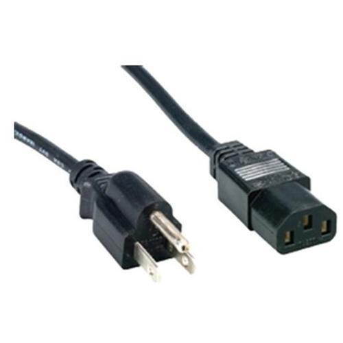 Comprehensive Cable PWC-BK-10 Molded Power Cable, Black