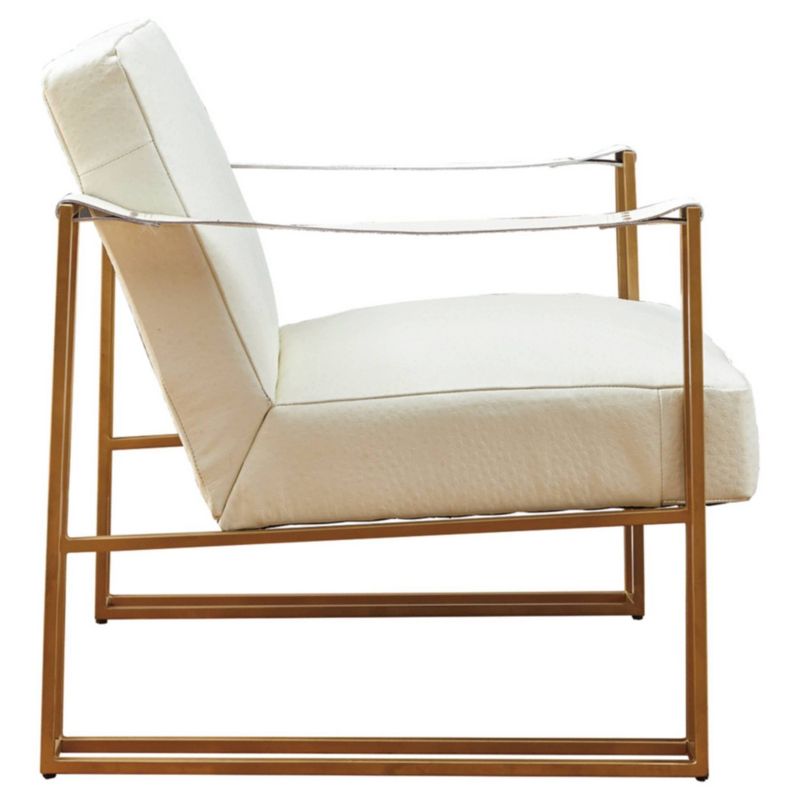 Alyce Swivel Glider Chair Cream