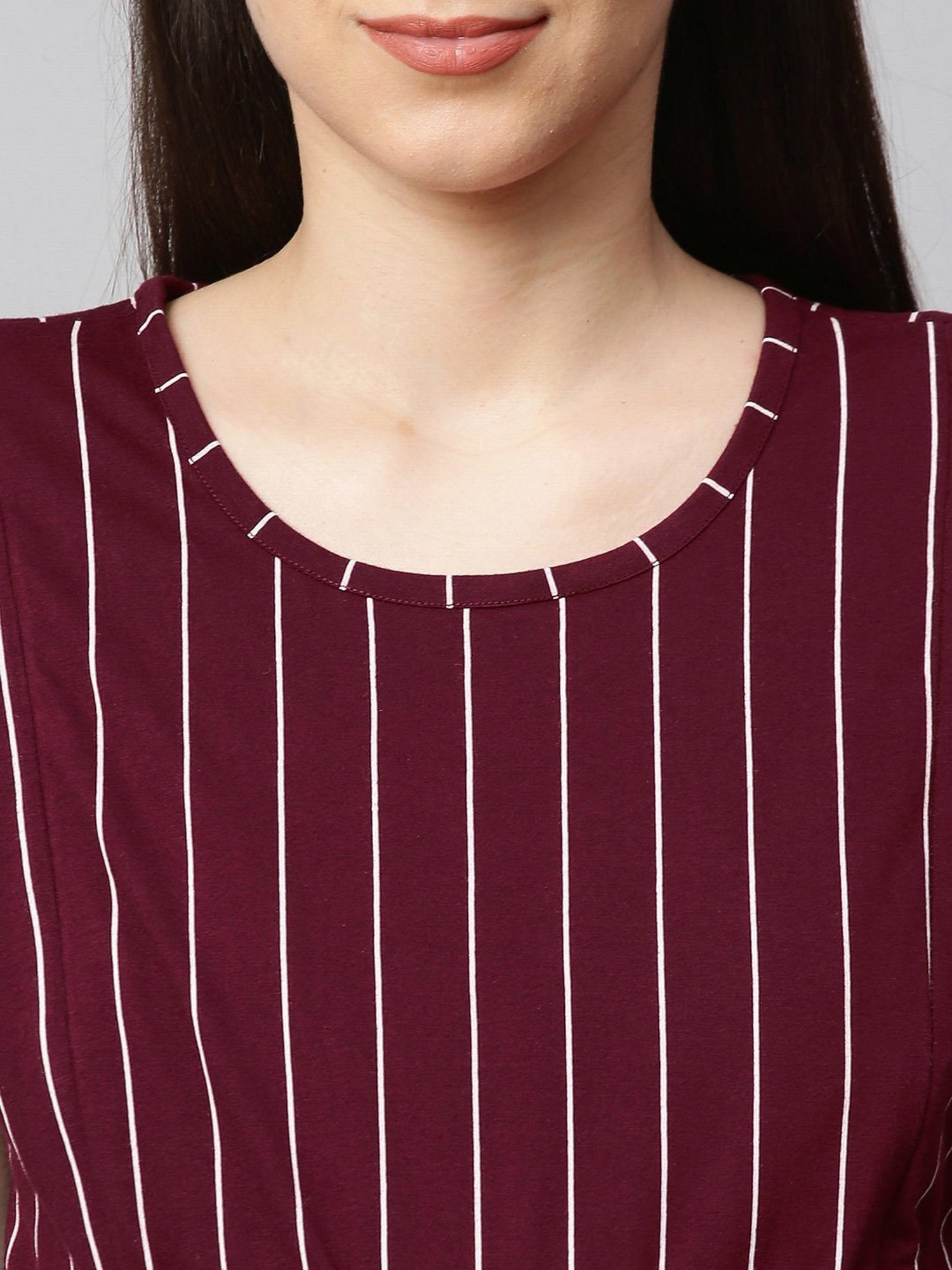 Mine4Nine Multicolor Printed Maternity Kurta