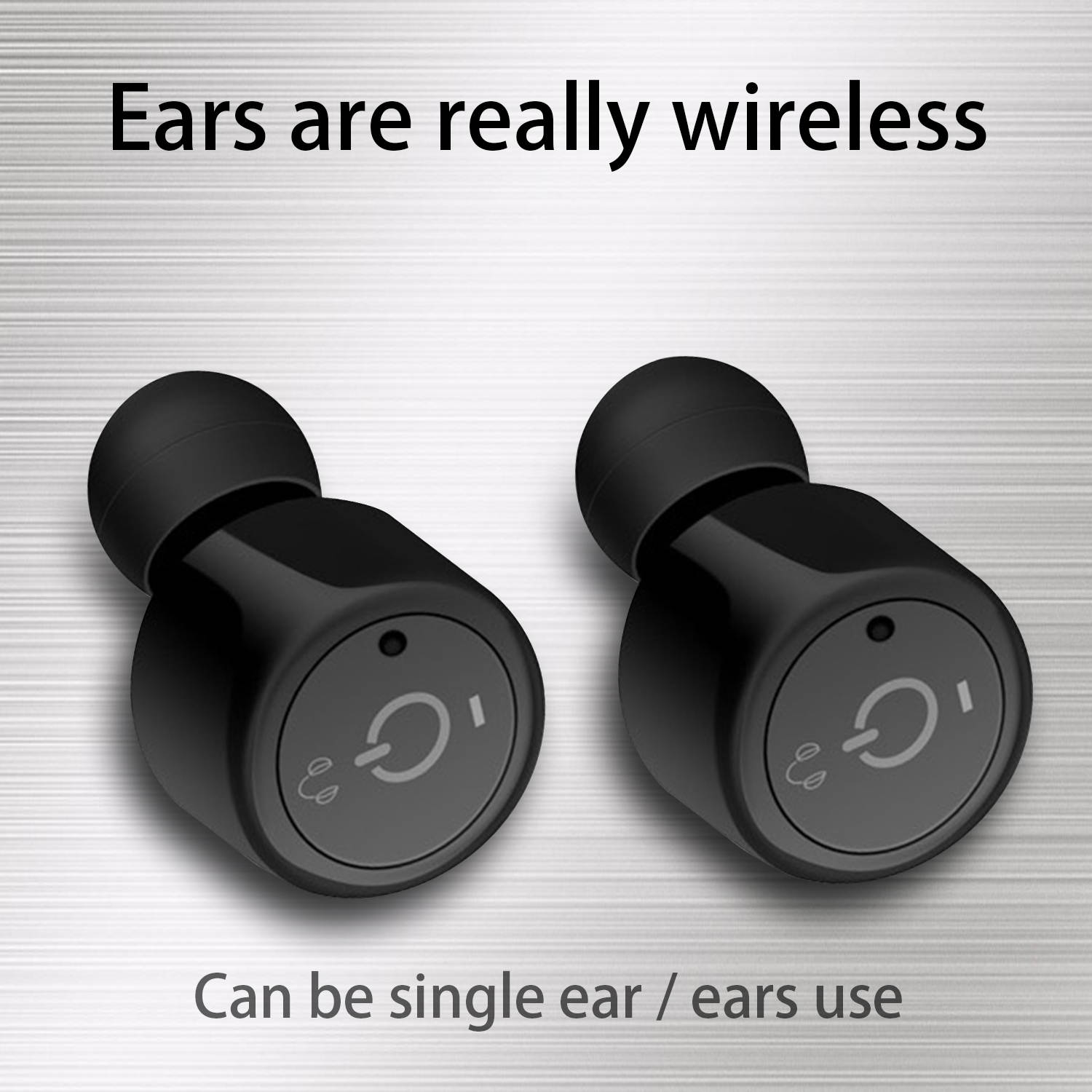 Double-ear Wireless Bluetooth Headset True Wireless Technology Sports Earphone Bluetooth 4.2 for iPhone, iPad, Samsung, HTC, LG, 
and all other Phone/Tablet