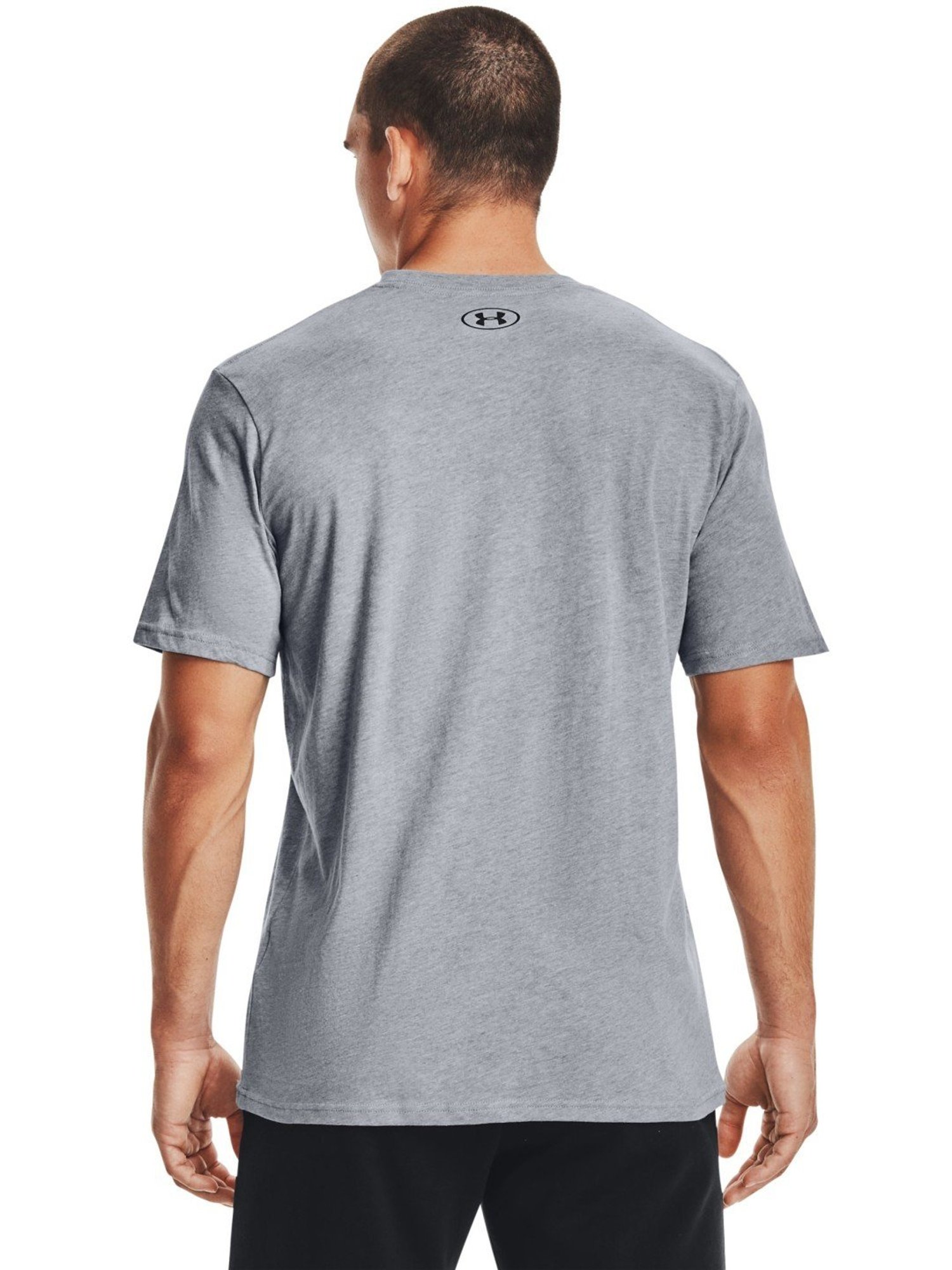 Under Armour Grey Cotton Slim Fit T-Shirt
